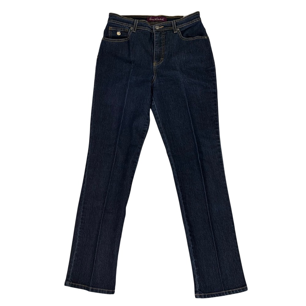 Gloria Vanderbilt Amanda Jeans Womens 6 Dark Wash Excellent High Rise Y2K Style
